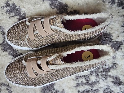 Blowfish Malibu Shoes Youth Slip On Casual Sneakers Gold Brown