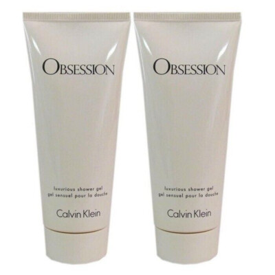 2X Obsession By Calvin Klein Women 3.4 oz 100 ml Luxurious Shower Gel New Tube