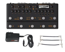 NUX Trident Guitar Processor + Gator 9V Power Combo & 3 Patch Cables