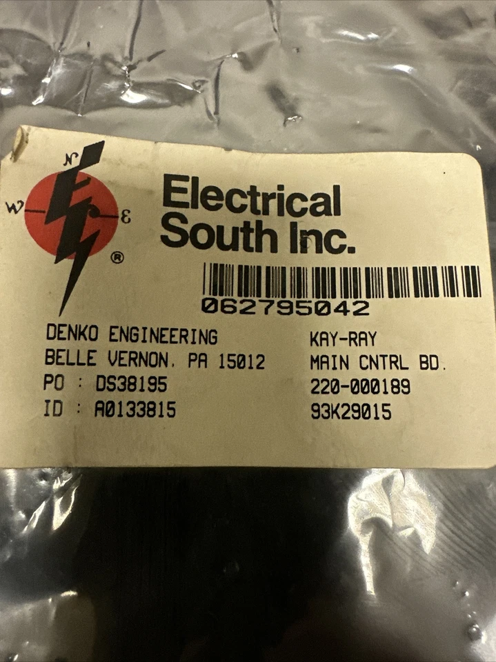 Placa de control principal Kay-Ray, 220-000173, 220-000189 Foto 3 de 3