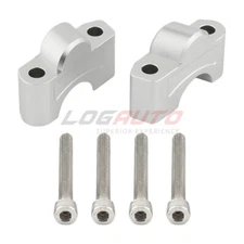 For Triumph Tiger Sport 660 2022+ Handlebar Riser Clamp Mount Adapter Silver CNC