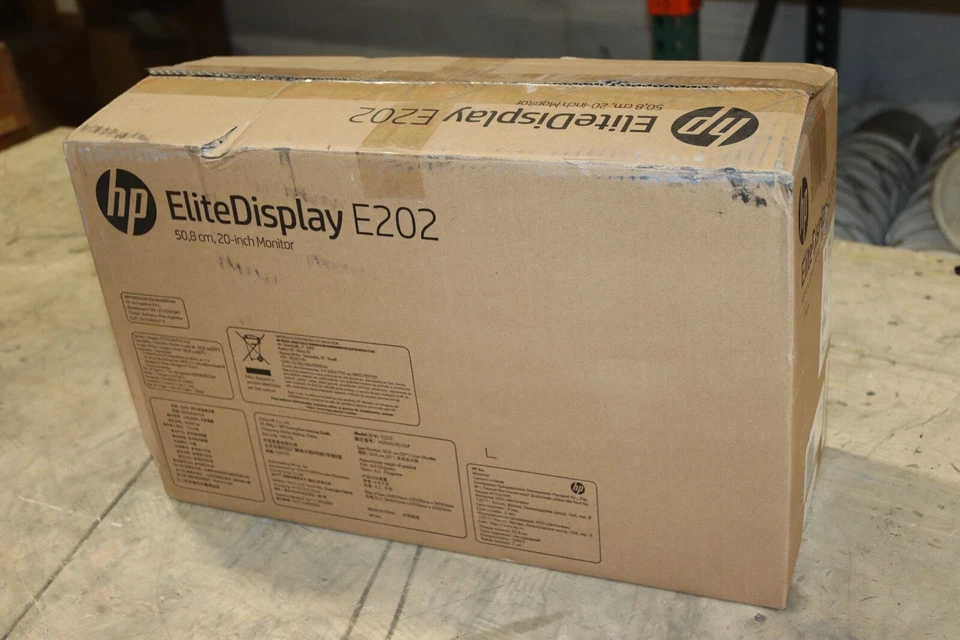 NEW SEALED HP EliteDisplay E202 50, 8cm 20 Inch Monitor - Image 2 of 3