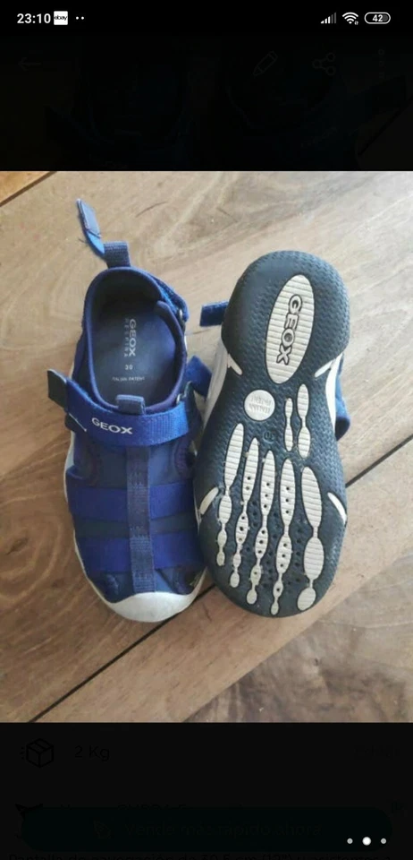 Chanclas de verano Niño Geox Talla 30 - Imagen 2 de 3