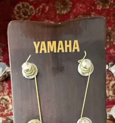Yamaha Headstock Logo Premium Vinyl Guitar Project Replacement DIY black white