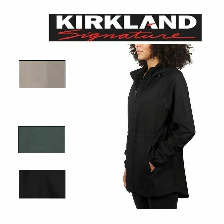 Kirkland Ladies Hooded Anorak Jacket Rain / Wind Jacket 2
