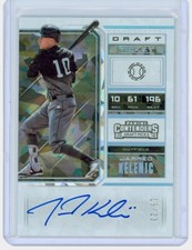 JARRED KELENIC 2018 Panini Contenders Draft Picks Cracked Ice #d 19/23 AUTO RARE