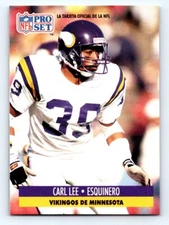 1991 Pro Set Spanish FRESH PULL #574 Carl Lee