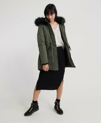 superdry parka green