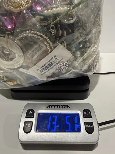 13 LB Lot Mixed Vintage & Costume Jewelry Wearable, Resale, Crafting, Repurpose