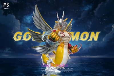 Goddramon Resin FH Studio Statue Digmon Collectibles 30cm Presale