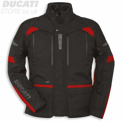 DUCATI TOUR C3 WATERPROOF ALL SEASON 3/4 TEXTILJACKE GR. MEDIUM BRANDNEU