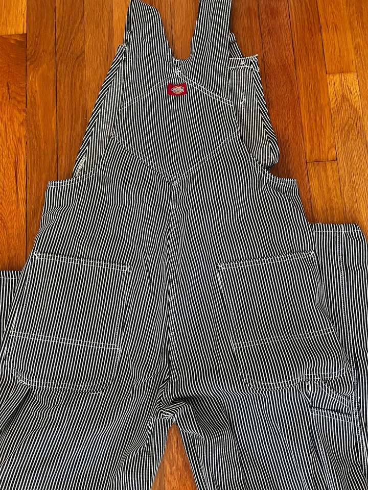 Dickies Hickory Stripe Overalls 32x30 - Image 4 of 4
