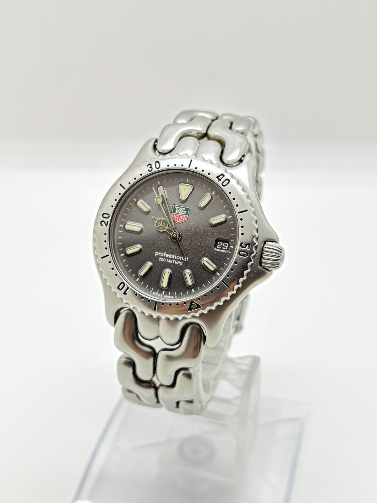 [Near Mint] TAG Heuer SEL Professional S99.713 33mm Gray Quartz Men’s Wristwatch