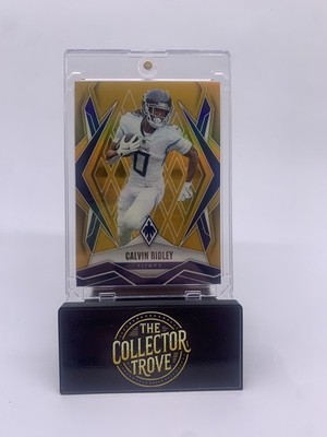 Calvin Ridley /10 Panini Phoenix Gold Titans SSP #147