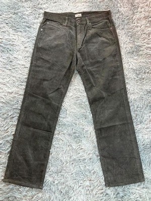 Vintage Gap Samt Hose 34x32 Y2K 2000s Casual USA Khaki Grün