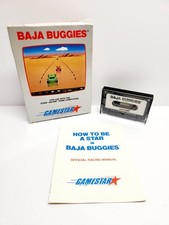 Atari 400/800 Baja Buggies 16k Cassette Gamestar Software CIB image
