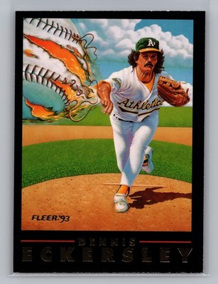 1993 Fleer Dennis Eckersley Oakland Athletics Pro-Visions (Series One) #2 9280