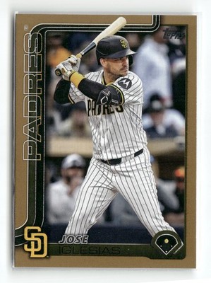 2025 Topps Update #US182 Jose Iglesias Gold San Diego Padres