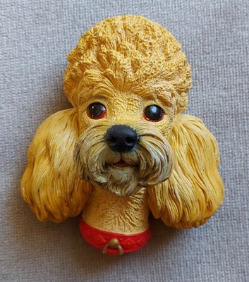 Bossons Pudel Hund Kreide Wandbehang 