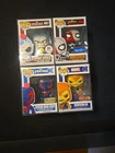 Funko Pop Marvel Lot of 4 Spider-man Vinyl Figures Bobble Head