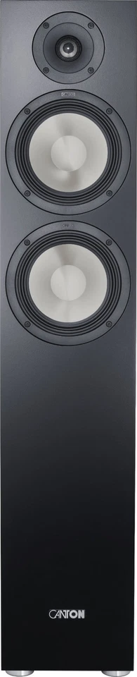 Canton GLE 70 Stand Lautsprecher Schwarz 2,5-Wege Bassreflex HiFi Box 110 Watt - Bild 1 von 4