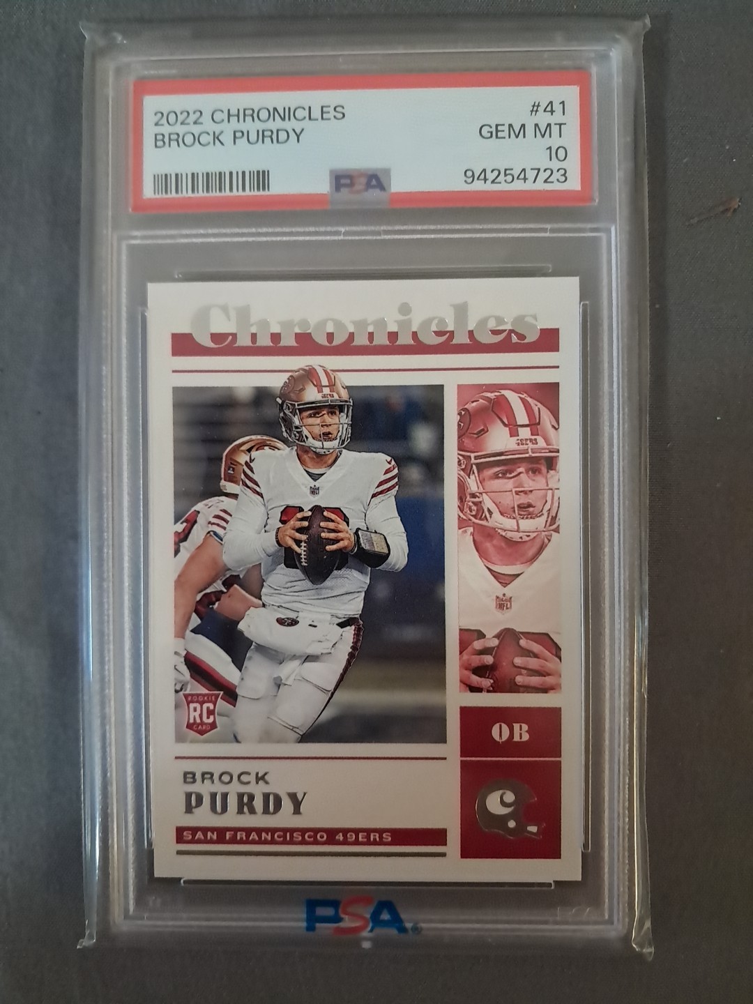 Brock Purdy Panini Chronicles #41 Base