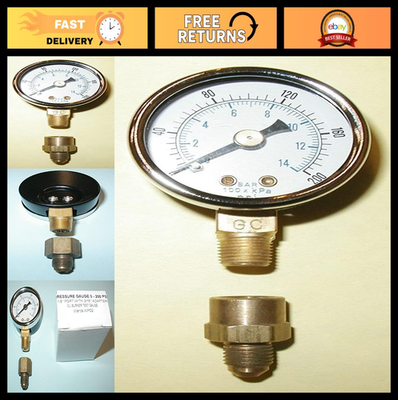 #ad Oil Burner Fuel Pressure Test Gauge for Beckett Suntec Webster Danfoss Pumps $91.99