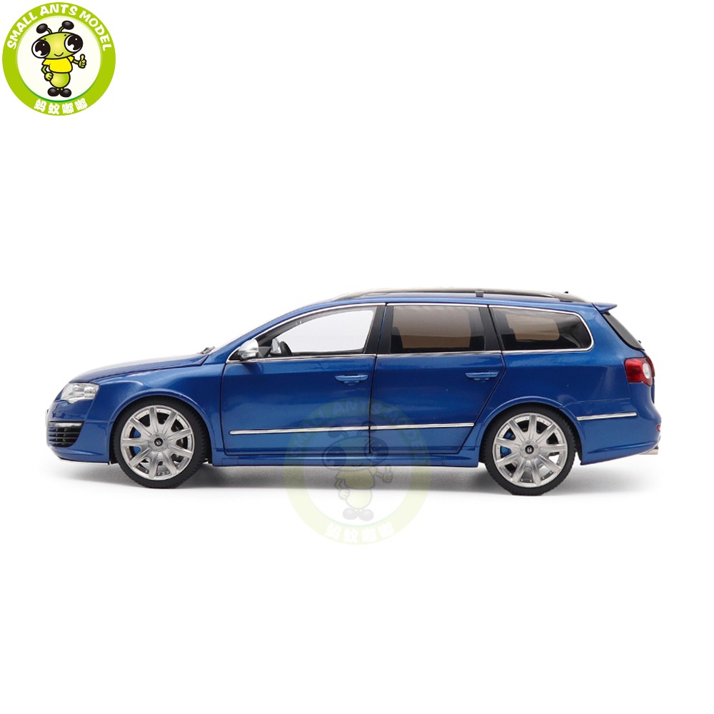 1/18 NZG VW Volkswagen Passat Estate R36 Wagon Blue Diecast Model