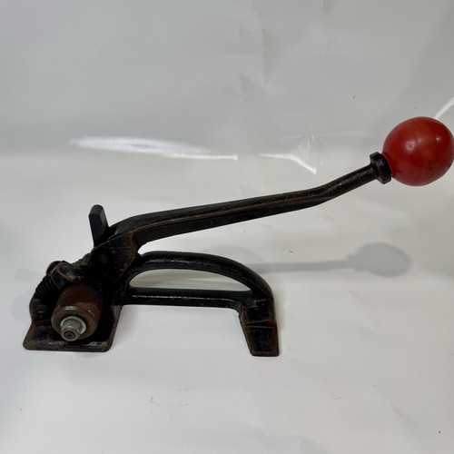 Manual Steel Banding Tensioner  Red Ball Handle Industrial Packing Tool US