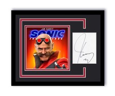 Jim Carrey Autographed Signed 11x14 Framed Photo Sonic Doctor Eggman ACOA