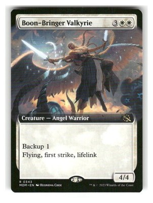 Boon-Bringer Valkyrie (Extended Art) 343 Lightly Played March of the Machine
