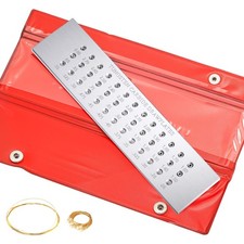 NEWTRY 0.26-2.8mm Jewelry Wire Drawplate 39 Holes Tungsten Carbide Steel Round D