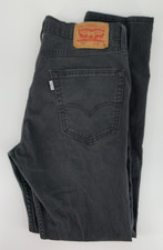 Levis 502 Jeans Men 33x32 Green Gray Tapered Leg American Denim Pants