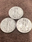 (3) Walking Liberty Half Dollars 1944-S, 1945-S, 1946-S. No Reserve/ 3 Day Auct