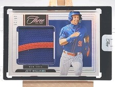 2024 Jett Williams Panini Three and Two Jersey Patch /25 Mets Brewers Prospect 