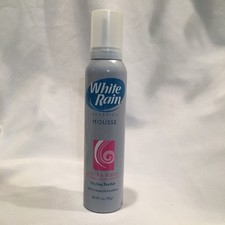NEW White Rain EXTRA BODY Mousse 5oz -142g FINE Flat THIN Hair Care NEW FreeShip