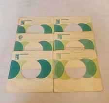 45 RPM 7" RECORD SLEEVES CO. SLEEVE 6 PACK SEE PHOTOS MGM Records SLV356
