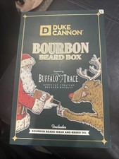Duke Cannon Co. Bourbon Beard Box Beard Wash Beard Oil NEW Gift Set