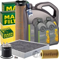 MANN INSPEKTIONSPAKET+7L ORIGINAL 5W-30 ÖL passend für MERCEDES E KLASSE W/S211 MANN INSPEKTIONSPAKET+7L ORIGINAL 5W-30 ÖL passend für MERCEDES E KLASSE W/S211