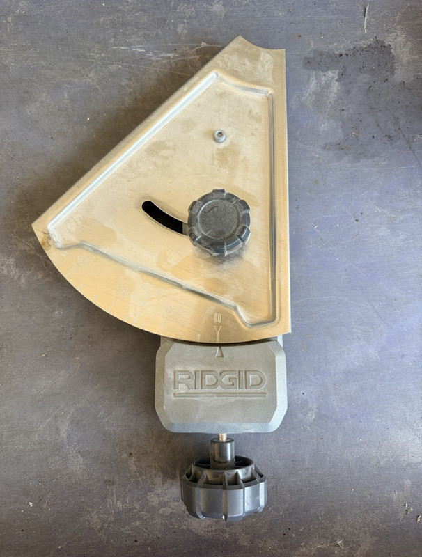 RIDGID Table Saw Angle Guide Fence Attachment, Plastic Gray/Clear
