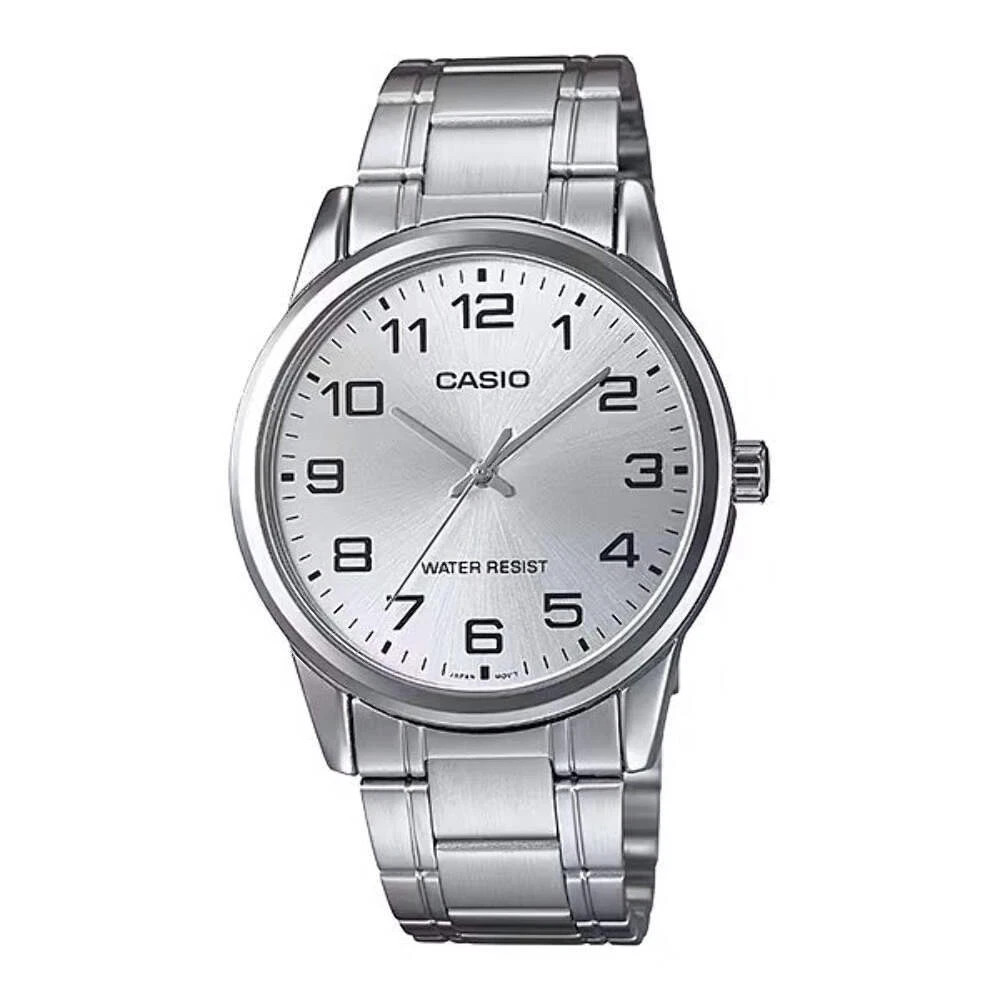 Casio Men's Stainless Steel Watch W/R Date MTP-V001D-7BUDF New & Boxed