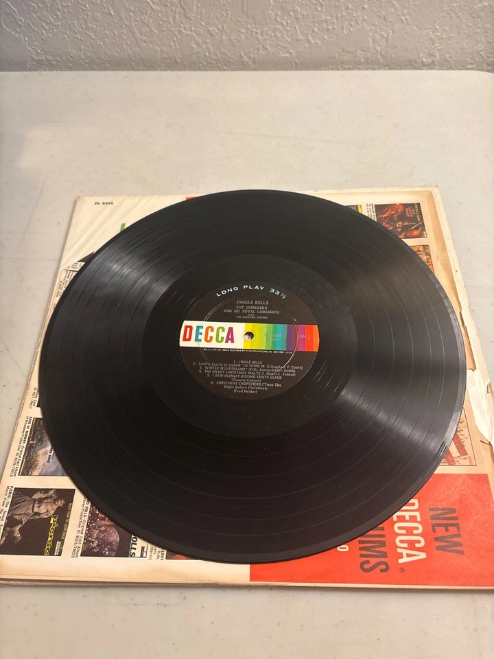 GUY LOMBARDO AND HIS ROYAL CANADIANS JINGLE BELLS VINYL RECORD LP 1961 VG+/VG+ — 第 3/4 张图片