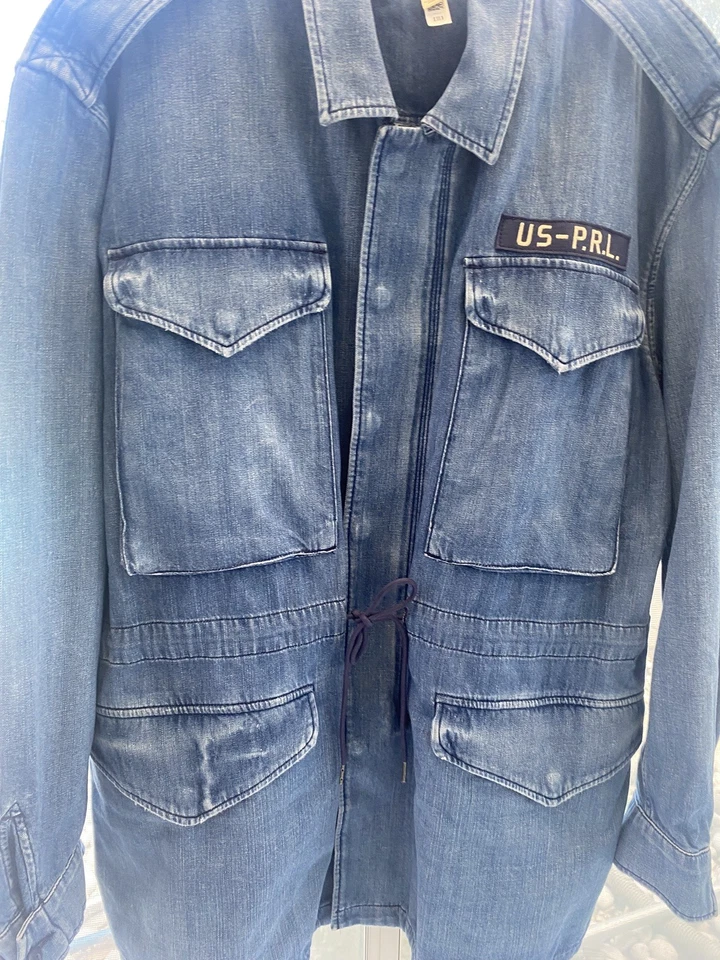 Chaqueta de Campo Polo Ralph Lauren Denim & Supply Denim Gran Tamaño GRANDE Usada Foto 3 de 4