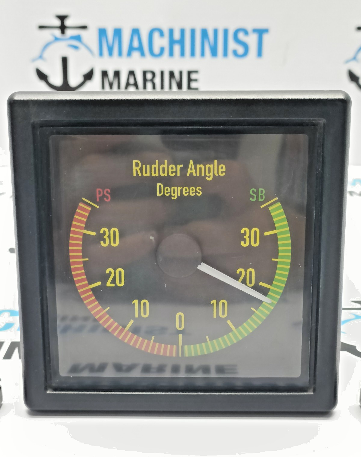 NEW DEIF XL96 RUDDER ANGLE DEGREES METER ART NO 350165 ANALOGUE BRIDGE INDICATOR