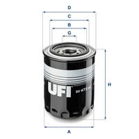 UFI ÖLfilter 23.472.00 Anschraubfilter FüR Hyundai KIA HP A1 Carnival Terracan 2
