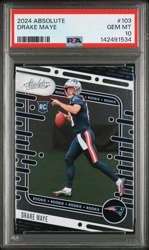 2024 PANINI ABSOLUTE #103 DRAKE MAYE ROOKIE RC PSA 10