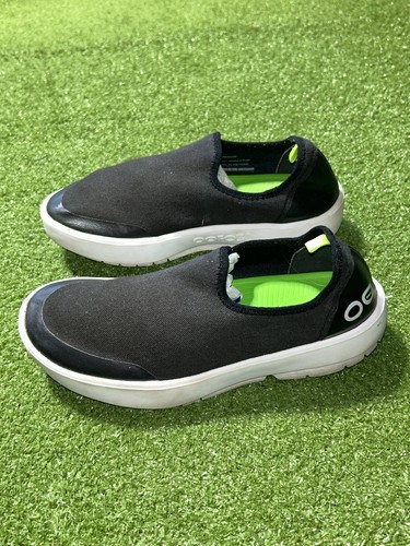 Chaussures à enfiler OoFos Oomg eeZee noires femme pointure 8 confort décontracté été - Photo 3/9