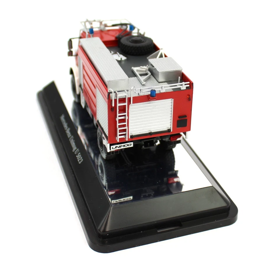 Mercedes-Benz Modellino 1:50 NFZ Unimog U5023 Pompiere B66004137 - Immagine 4 di 4