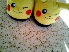 Pokemon Pikachu Slippers 3D for Boys Girls 11.-12 Kid Size