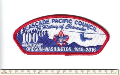 EM SCOUT BSA 2016 CASCADE PACIFIC COUNCIL CSP 100TH ANNIVERSARY ZIP LINE OR WA !